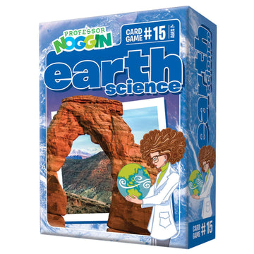 Outset Media Professor Noggin's Earth Science Trivia Card Game - an Educational Based Card Game for Kids - Trivia, True or False, and Multiple Choice