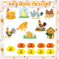 9 PCS Chicken Honeycomb Centerpieces Table Decorations Chicken Table Centerpieces for Chicken Party Supplies Chicken Birthday Party Decorations Farm