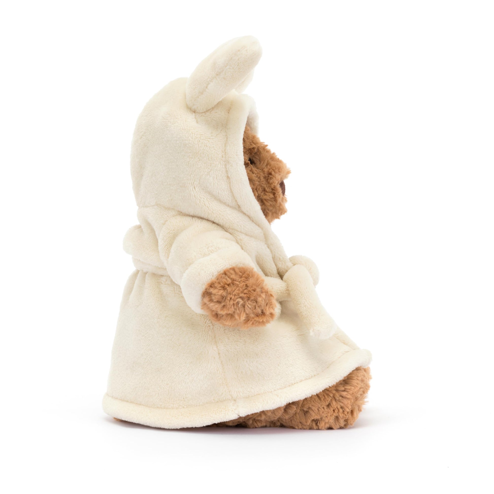 Jellycat Bartholomew Bear with Bathrobe Stuffed Animal, 10 inches - Teddy Bear Plush - Soft & Huggable - Classic Children's Gift