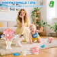 AOTIBO Baby Dancing Octopus Toy for 3 4 5 6 7 Year Old Boy Girl, Baby Tummy Time Electric Crawling Octopus Toys 36-96 Months, Dancing Squid Toy