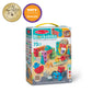 Melissa & Doug Blockables Town Connectable Wooden Building Blocks