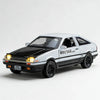 BDTCTK 1/32 AE86 Initial D Model Car, Zinc Alloy Pull Back Toy car with Sound and Light for Kids Boy Girl Gift(Black)