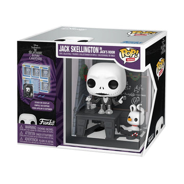 Funko Pop! Nooks: The Night Before Christmas - Jack Skellington in Jack’s Room - Collectable Vinyl Figure - Gift Idea - Official Merchandise - Toys