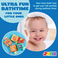 JOYIN 12 Pcs Bath Books, Nontoxic Fabric Soft Crinkly Cloth Books, Waterproof, Bathtub Pool and Early Education First Toys for Infant Newborn Baby
