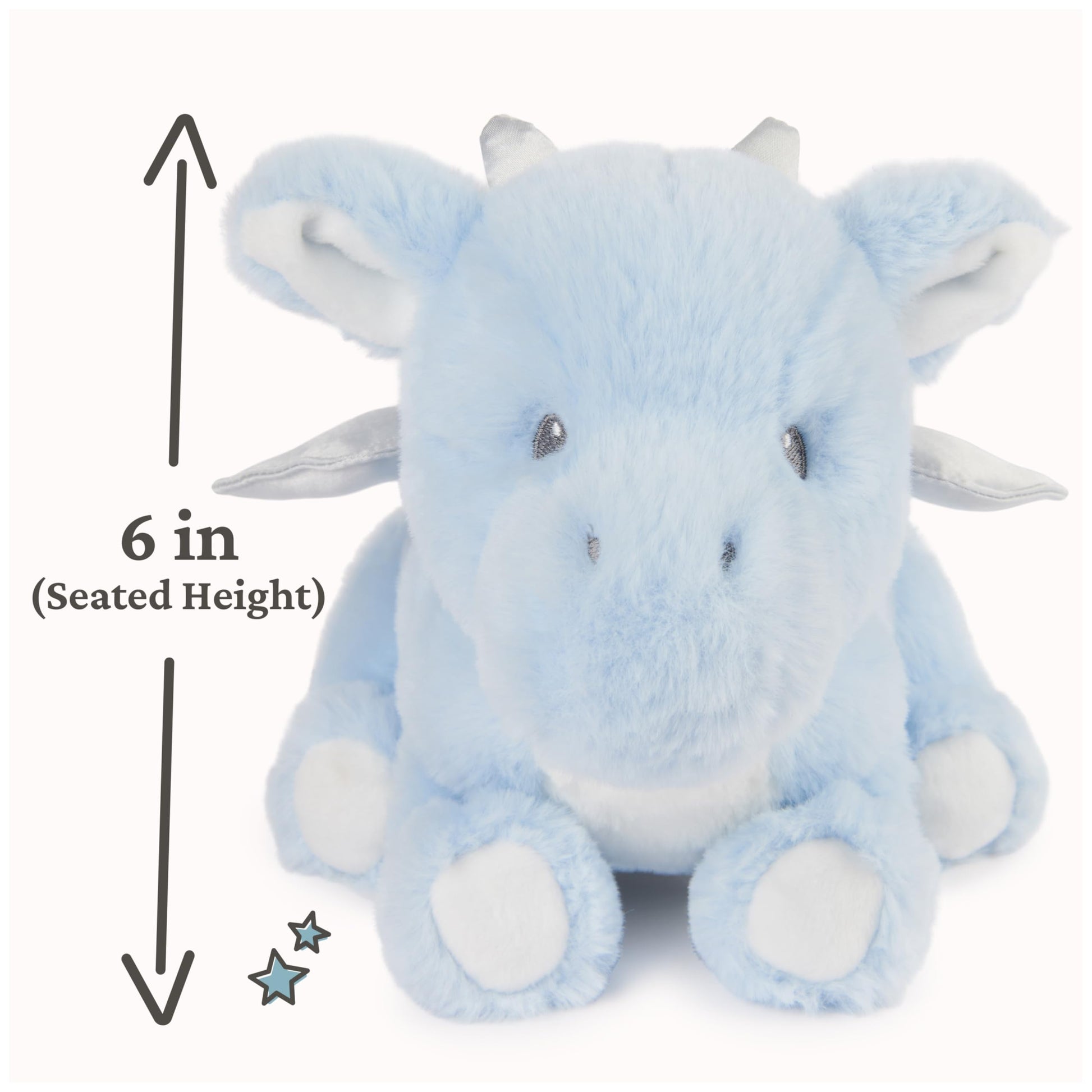 GUND Baby Zephie Dragon 10-Inch Sensory Stuffed Animal for Ages 0+