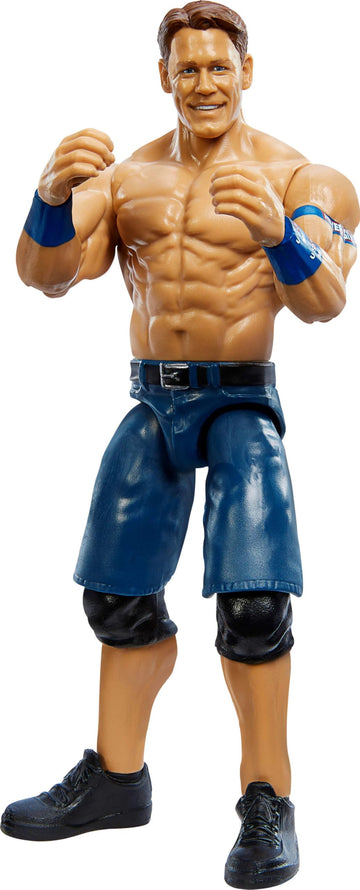 Mattel WWE Top Picks Action Figure, 6-inch Collectible John Cena with 14 Articulation Points & Life-Like Look