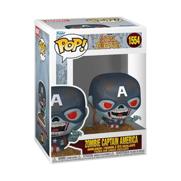 Funko Pop! Marvel: Marvel Zombies - Zombie Captain America - Collectable Vinyl Figure - Gift Idea - Official Merchandise - Toys for Kids & Adults