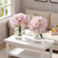 Dollhouse Miniature Glass Flower Vase Set, 1:12 Scale, Decorative Accessories for Dollhouse