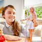 Barbie Careers Fashion Doll & Accessory, Pop Star with Pink Hair & Brown Eyes Wearing Iridescent Skirt with Microphone