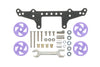 GP425 FRP Rear Double Roller Stay (with 19mm Low Friction Plaroller) (Mini 4WD) by Tamiya