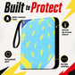 Trading Card Binder 4-Pocket with Zipper, 400 Pockets 3 Ring Card Holder Album with 50 Removable Pages, Acid-Free PVC-Free Pages, Portable Card