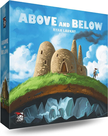 Above and Below by Red Raven Games | Strategy Board Game | Ages 10+ | 2-4 Players | 90 Minute Playing Time