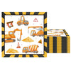 40 Pcs Construction Napkins 13 x 13 Inches, Dump Digger Tractor Excavator Paper Napkins Construction Disposable Cocktail Napkin for Toddler Kids Boys