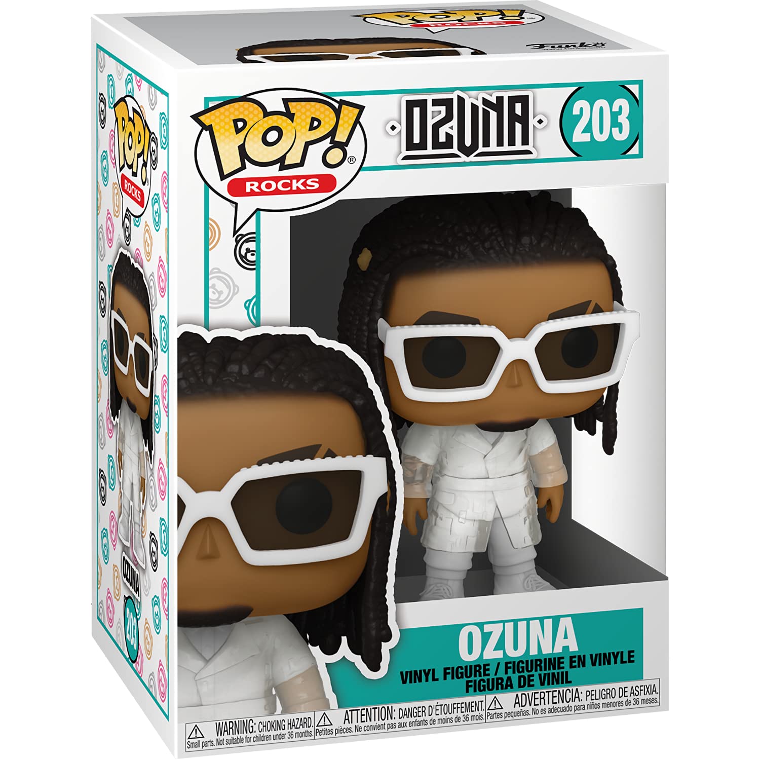 O z u n a : Fun ko P o p ! Rocks Vinyl Figurine Bundle with 1 Compatible 'ToysDiva' Graphic Protector (203-53861 - B)