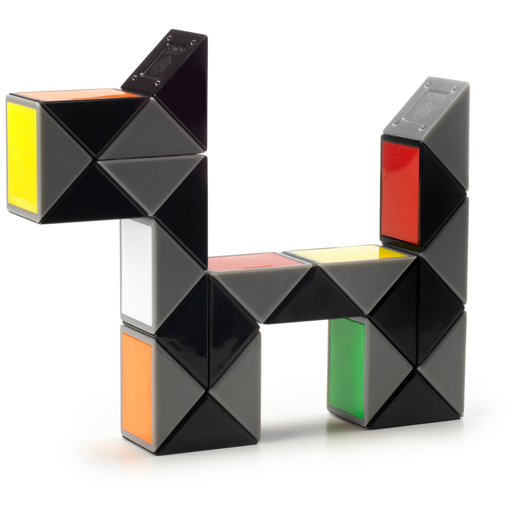 Rubik’s Twist, Colorful 3D Puzzle Classic Brain Teaser Retro Fidget Toy Bend & Twist Into Shapes Objects Animals, for Adults & Kids Ages 8 and up