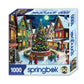 Springbok Merry Town Square 1000 Piece Christmas Jigsaw Puzzle for Adults