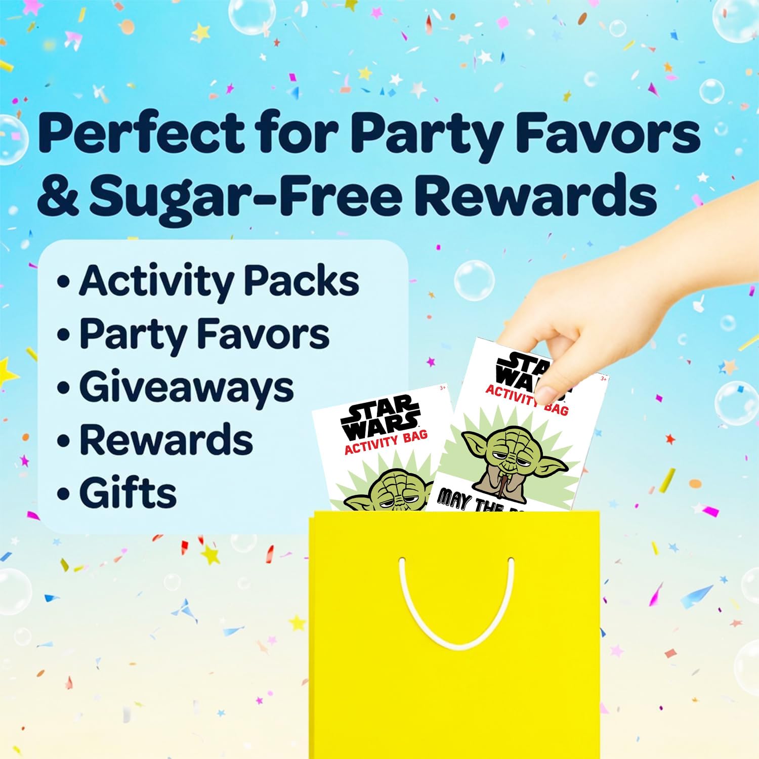 STAR WARS Party Favors for Kids Bundle - 8 Mini Activity Packs Party Decor