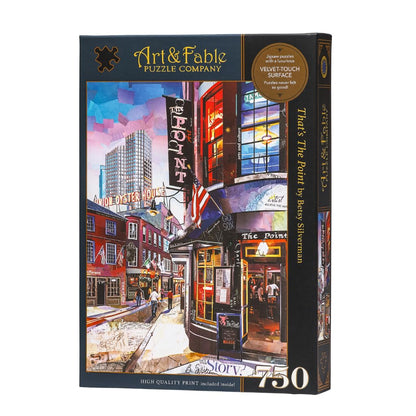Art & Fable Puzzle Company That's The Point by Betsy Silverman 750 Piece Fine Artwork Premium Adult Jigsaw Puzzle