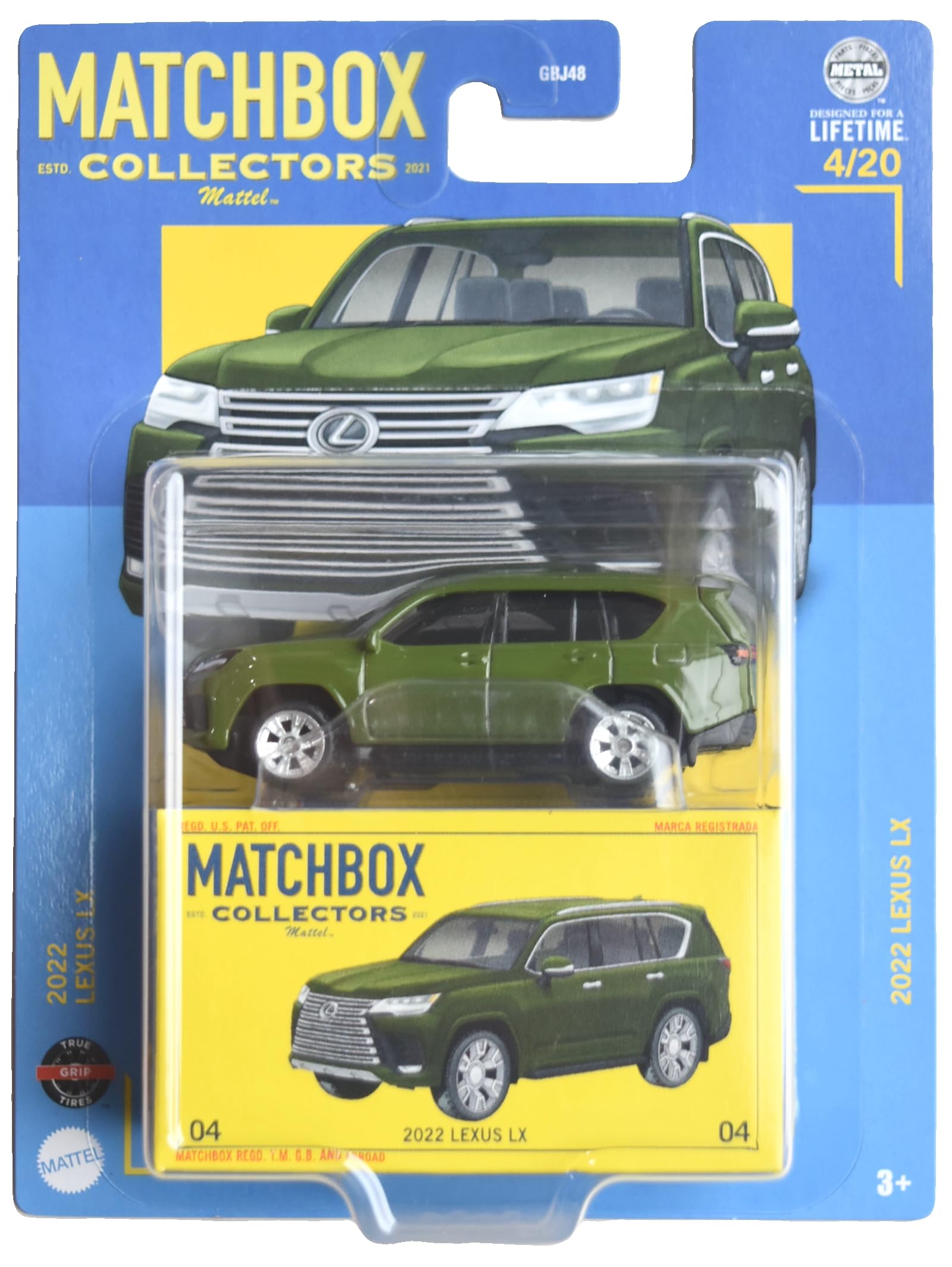 Matchbox 2022 Lexus LX, Collectors 4/20 [Green]