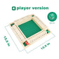 Win SPORTS Shut The Box Dice Game,Wooden Board Table Math Game for 1-4 Players,Classic Family Game with 12 Dices for Kids Adults Pub Classroom or