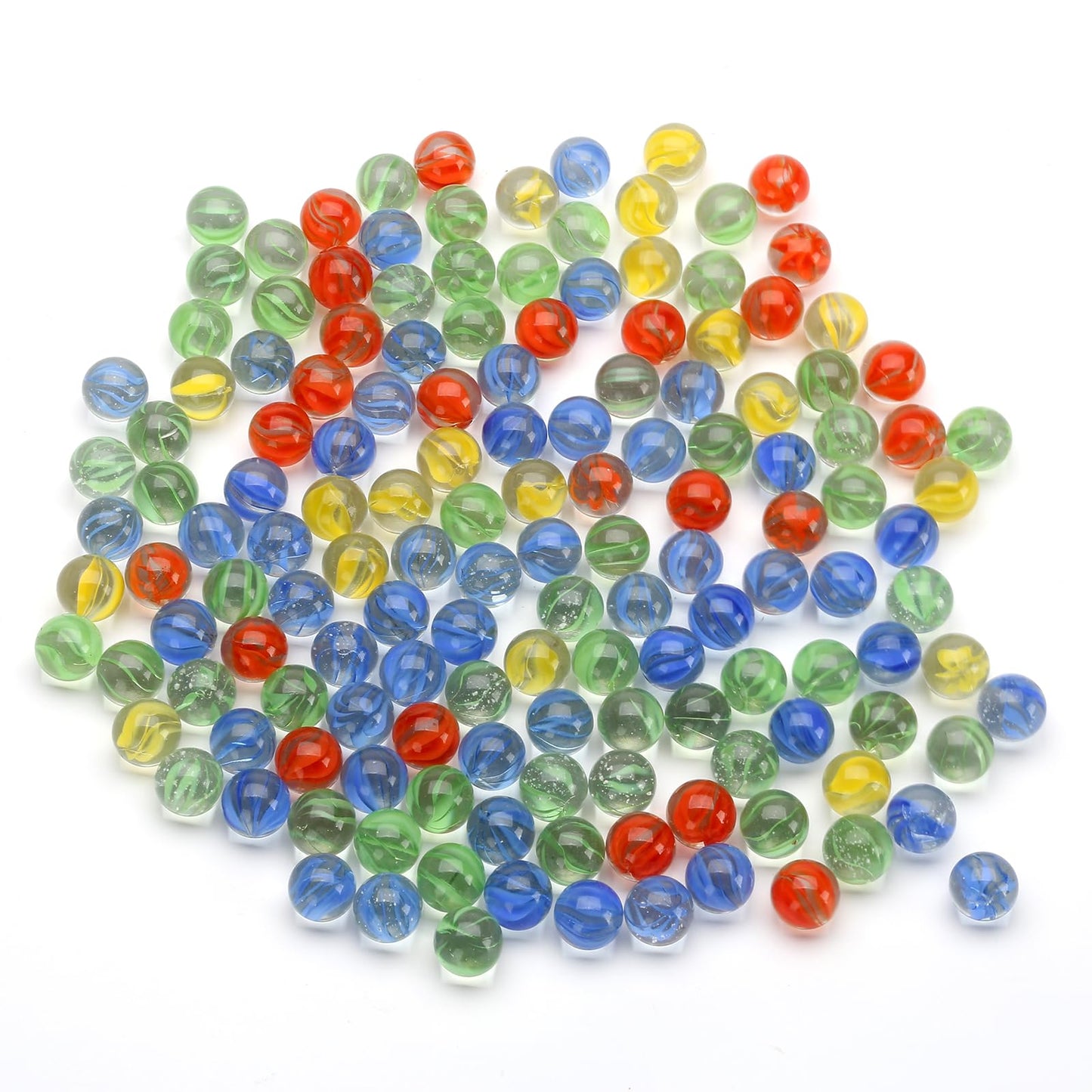 Green Fabwood 200Piece Cats Eyes Glass Marble/Sling Shot Ammo