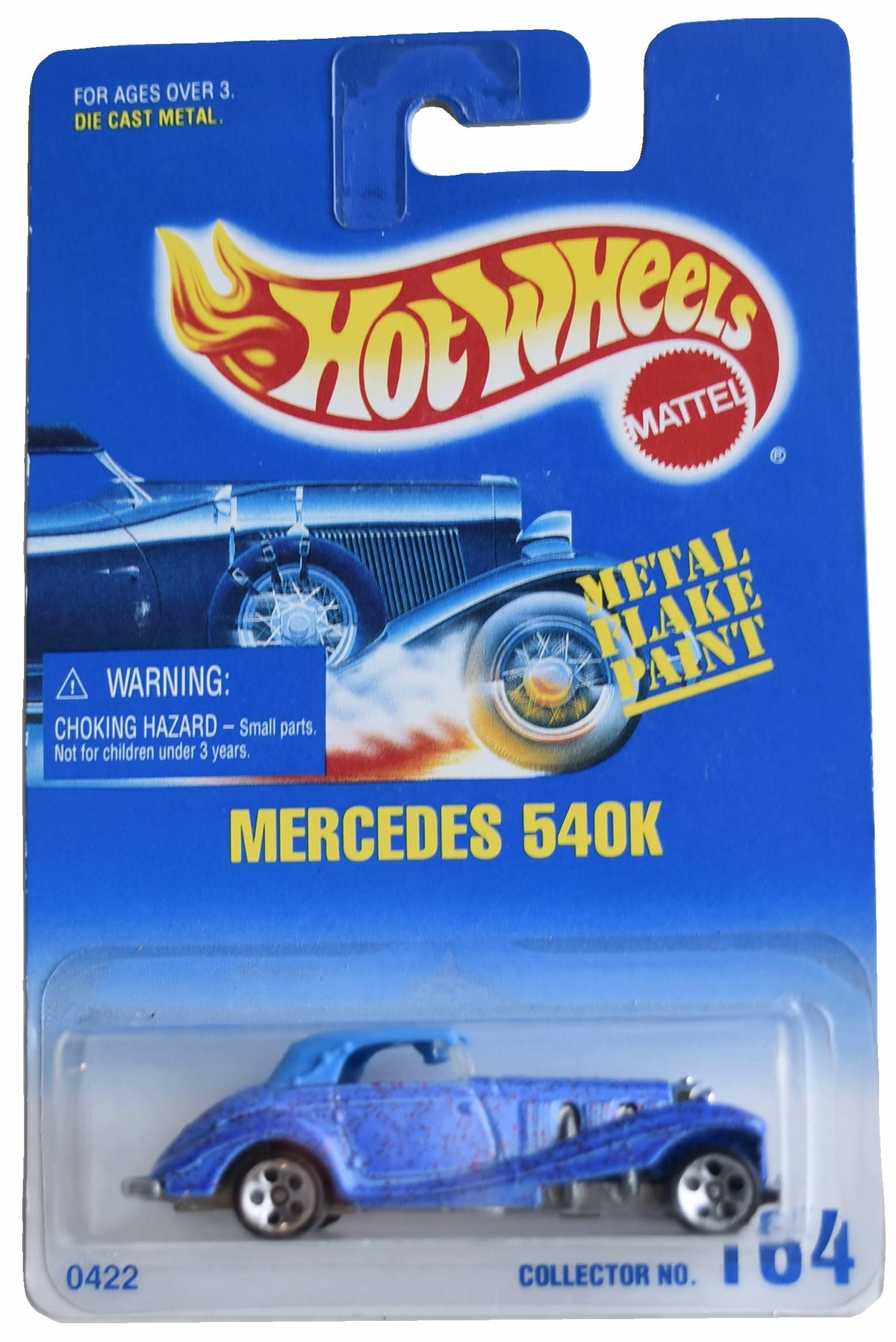 Hot Wheels Mercedes 540K, Blue #164