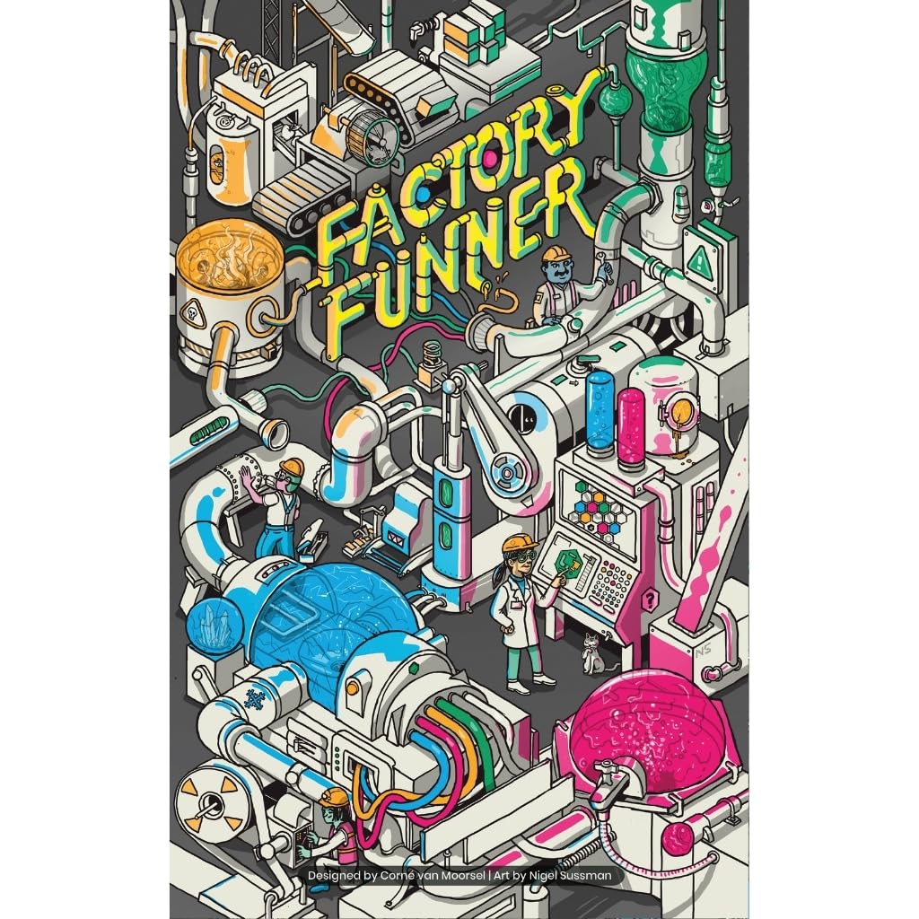 Factory Funner - Board Game - 1-6 Players - 20-40 Minute Play Time