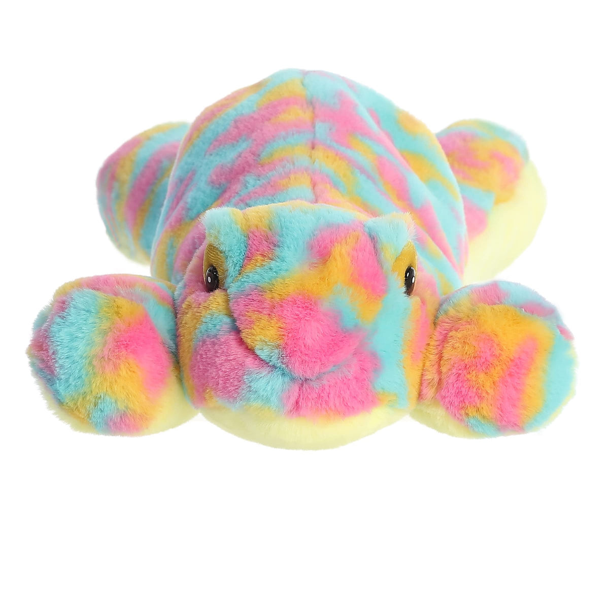 Aurora® Laid-Back Snoozles™ Gecko Stuffed Animal - Cuddly Comfort - Imaginative Playtime - Blue 19 Inches