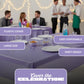 Fun Express Lilac Plastic Tablecover 54" x 108", 1 Piece