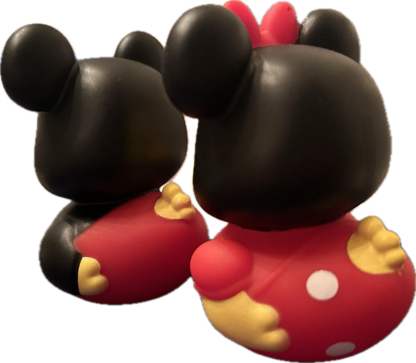 Just Play Rubber Ducks, Minnie and Mickey Mouse, 2.5" Bath Toys for Kids
