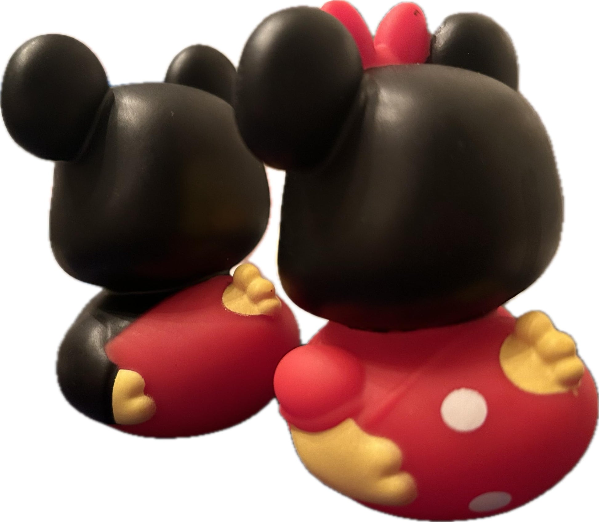 Just Play Rubber Ducks, Minnie and Mickey Mouse, 2.5" Bath Toys for Kids