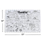 Color Your Own Thanksgiving Placemats - Crafts for Kids and Fun Home Activities