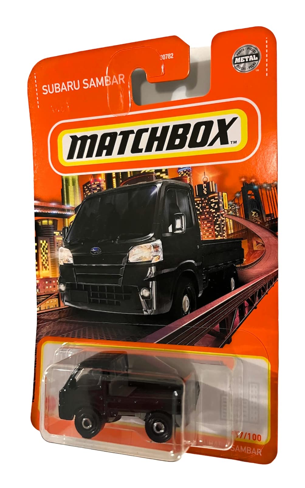 Matchbox Power Grabs Black Subaru Sambar 57/100