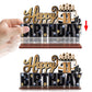 LINGTEER Happy 11th Birthday Gold Acrylic Table Topper Centerpieces Set - Cheers to Eleven Years Old Birthday 11th Bday Party Gift Decorations.