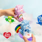 Brickcraft Care Bears Building Bricks Set, 336 Pieces, Cheer Bear and Grumpy Bear with Rainbow Base, Cute Collectible Gift for Kids and Fans, Holiday