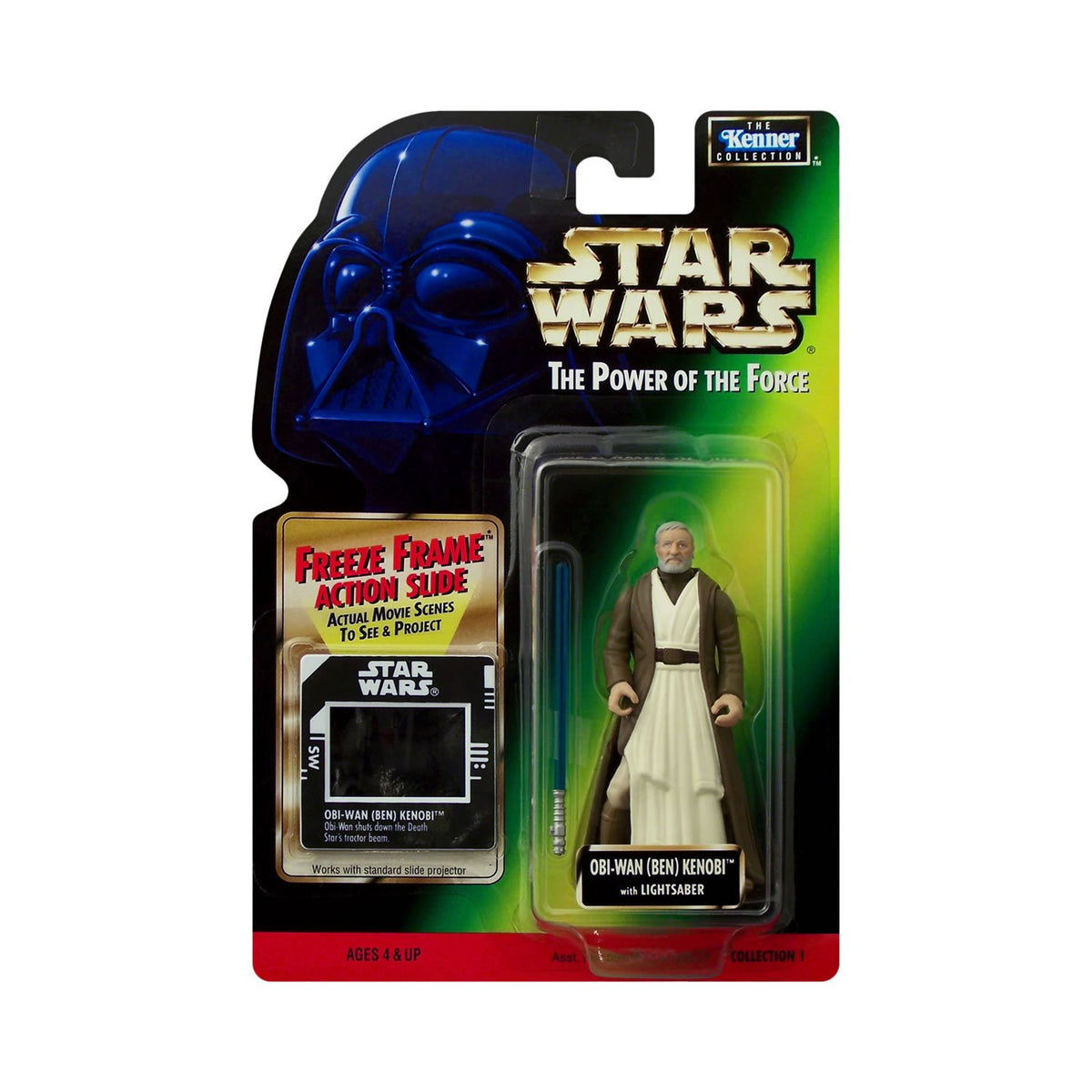 Star Wars Power of The Force Freeze Frame OBI-Wan Kenobi Action Figure