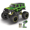 Motor Dayz 4WD Heavy Metal Remote Control Car Jeep Wrangler RC Truck Toy- 1:10 Scale, 4-Door, Stamped Metal Body, 2.4GHz Control, USB Rechargeable