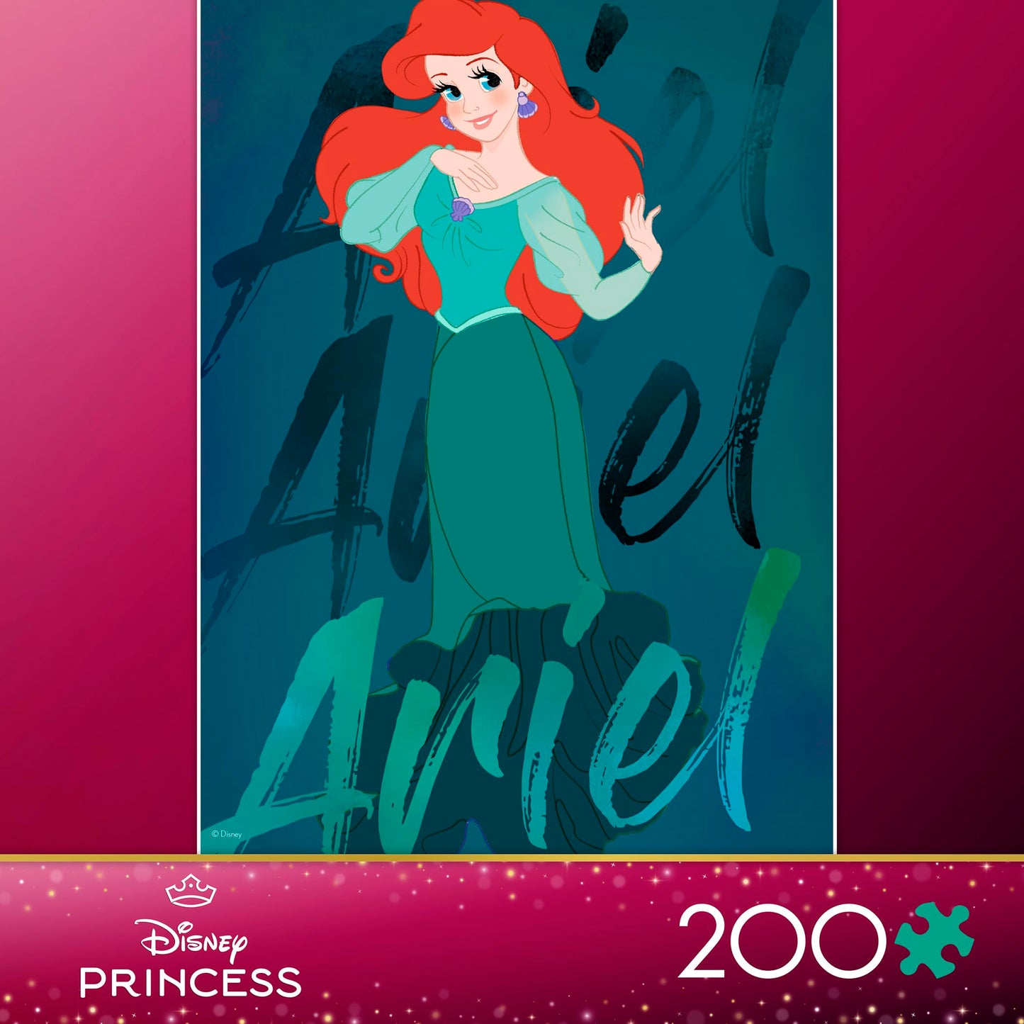Ceaco - Disney Princess Ariel - 300 Piece Jigsaw Puzzle for Kids Ages 8+