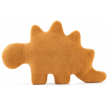 NXCHIZS Dino Nugget Pillow Plush, Funny Chicken Nugget Plushie Birthday Gift, Dino Decorative Throw Pillow for Kids Room Decor, Dinosaur Stuffed