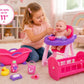 JC Toys Deluxe Doll Accessory Bundle | High Chair, Crib, Bath and Extra Accessories for Dolls up to 11" | Fits 11" La Baby & Other Similar Sized