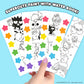 Hello Kitty & Friends Sanrio Watercolor Art Pad with 20 Unique Pages, Mini Paintbrush & 6 Less Mess Watercolor Paint Colors, Great Travel Activities