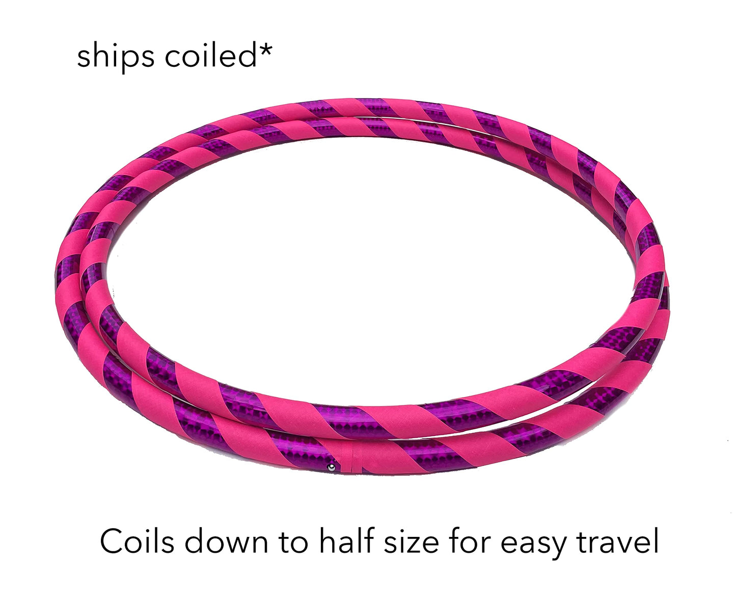 SpinMajik Kids Hula Hoop (UV Pink, Small (28"))