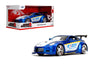 Jada Toys JDM Tuners 1:24 Scale Die-Cast 2003 Nissan 350Z Exedy- Opening Doors, Detailed Interior, Rubber Tires, Collectible for Ages 8+(Candy Blue)