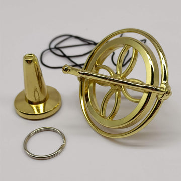 Yiluren Metal Anti-Gravity Gyroscope Balance Toy (Golden)