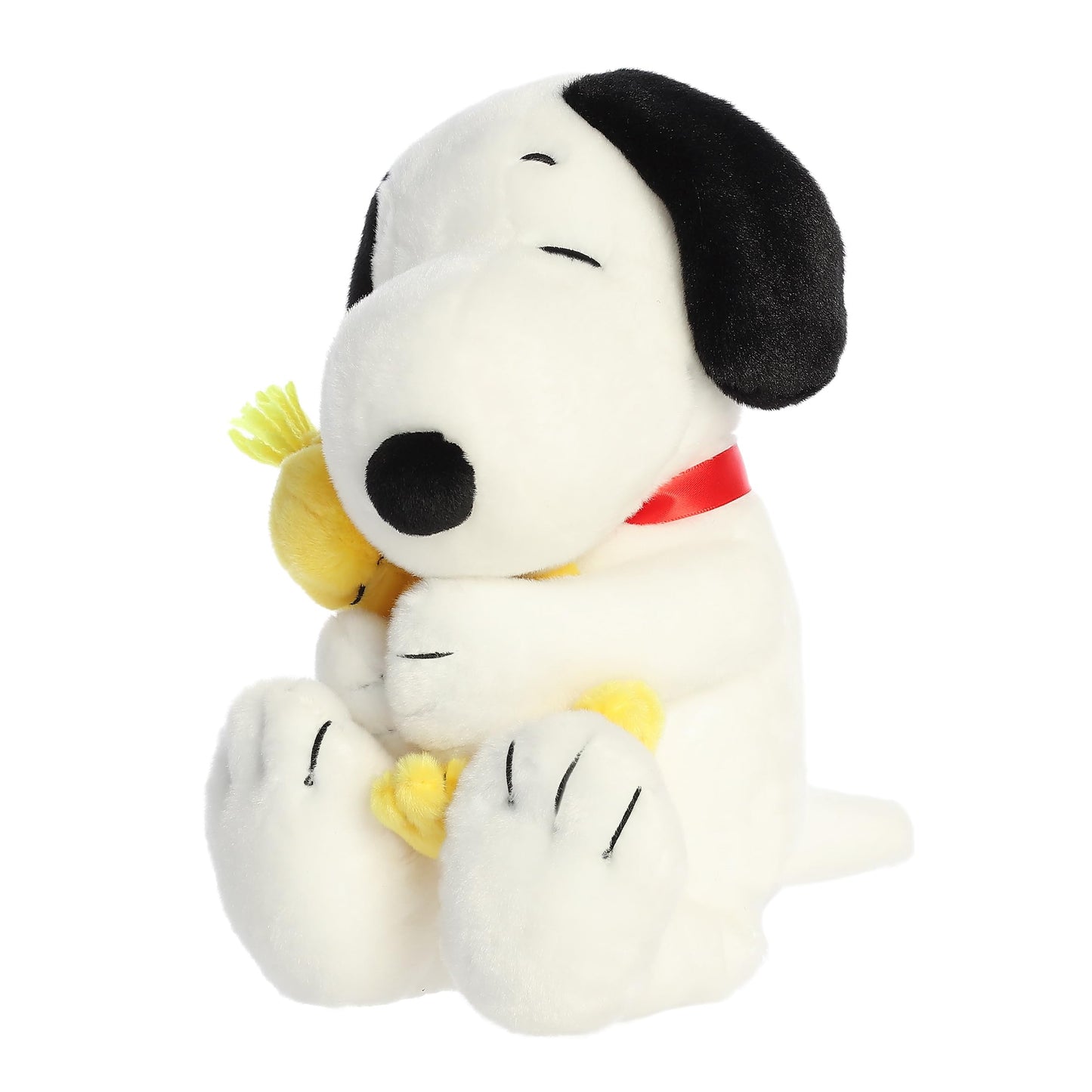 Aurora® Adorable Peanuts® Big Hugs Snoopy™ & Woodstock Stuffed Animal - Officially Licensed Toys for All Snoopy Fans - Nostalgic Gift for Adults
