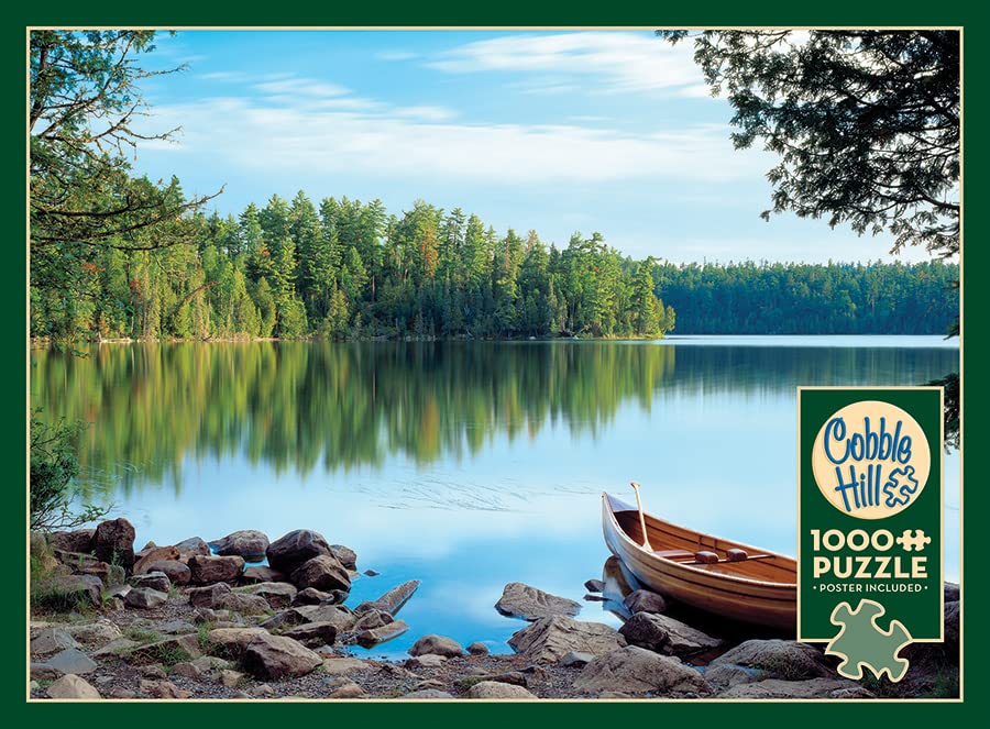 Cobble Hill 1000 Piece Puzzle - Nature's Mirror - Sample Poster Included