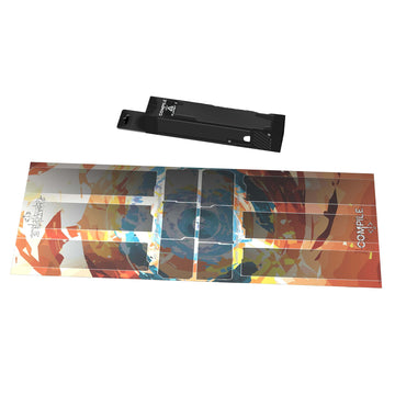 Synapses Games: Compile: Playmat 2 - Measures 11 x 29.5, Vinyl Neoprene Playmat to Organize Cards, Area Control Strategy Card Game Accessory