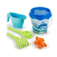 Ecoiffier - Dolphin Beach Bucket with Shovel, Rake, Watering Can and Sand Mold, 851