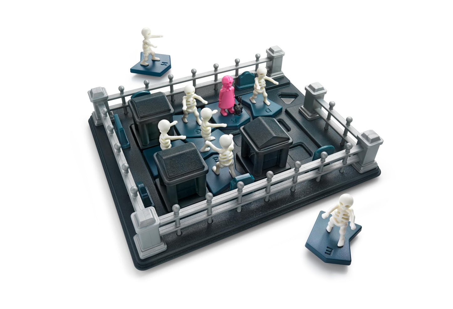 SmartGames Graveyard Shift - Spooky Logic Puzzle Game with 80 Challenges for Ages 8+