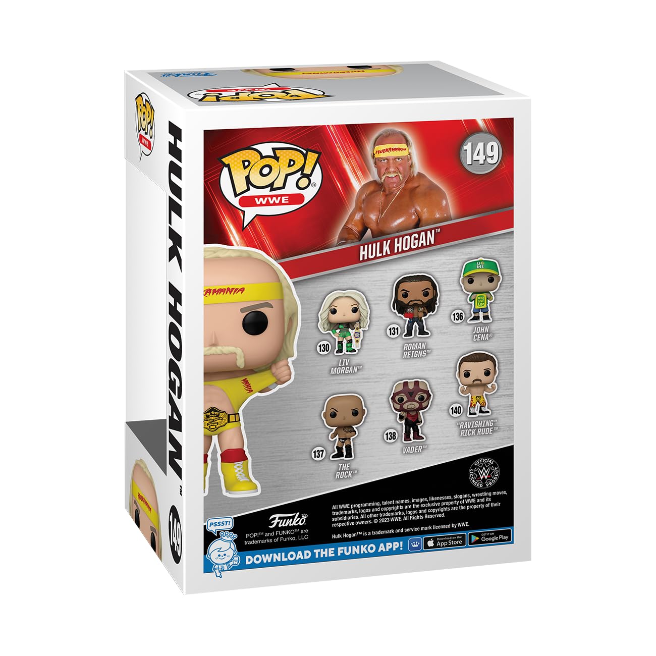 Funko POP! WWE: Hulk Hoganamania with Belt - Collectable Vinyl Figure - Gift Idea - Official Merchandise - for Kids & Adults - Sports Fans - Model